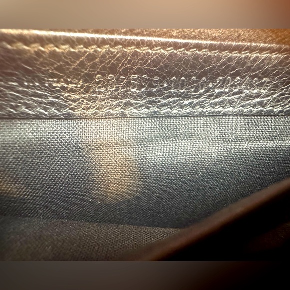 Balenciaga Giant Continental Wallet Black Lambskin Gold Hardware Authentic - Picture 12 of 15